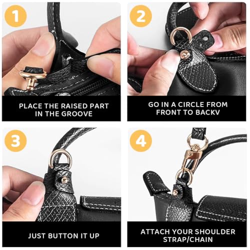 PALAY® Bag Leather Strap Replacement Crossbody Shoulder Straps Fashion 47 Inch Adjustable Quick Release Purse Modification DIY Kit Black 2PCS PALAY® Bag Leather Strap Replacement Crossbody Shoulder Straps Fashion 47 Inch Adjustable Quick Release Purse Modification DIY Kit Black 2PCS